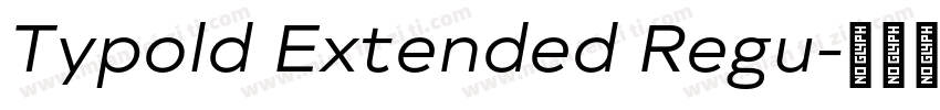 Typold Extended Regu字体转换